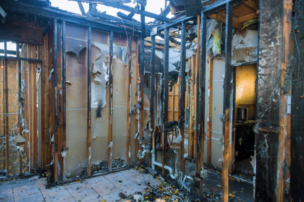 Professional Emergency Fire Cleanup technician working in Hendron, KY